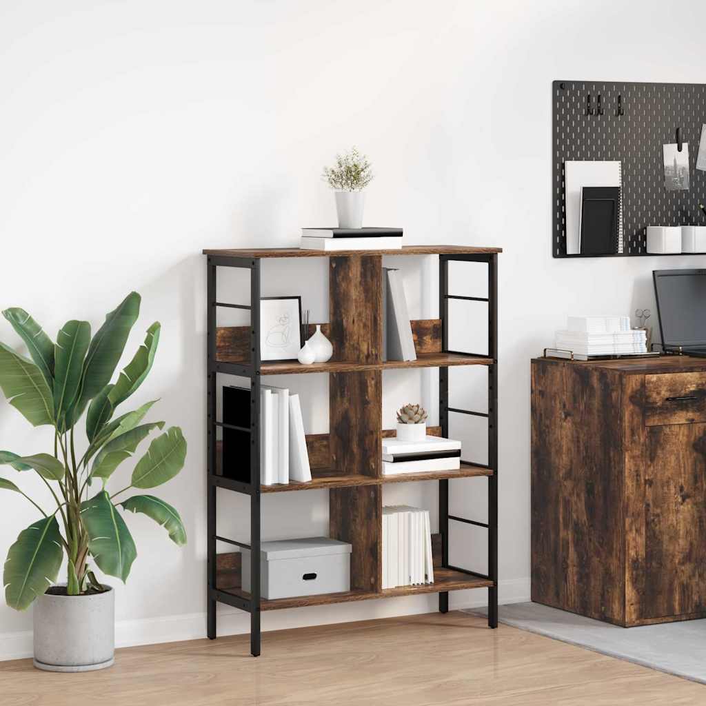 Bücherregal 6 Ebenen 82 x 32 x 112 cm Holzwerkstoff