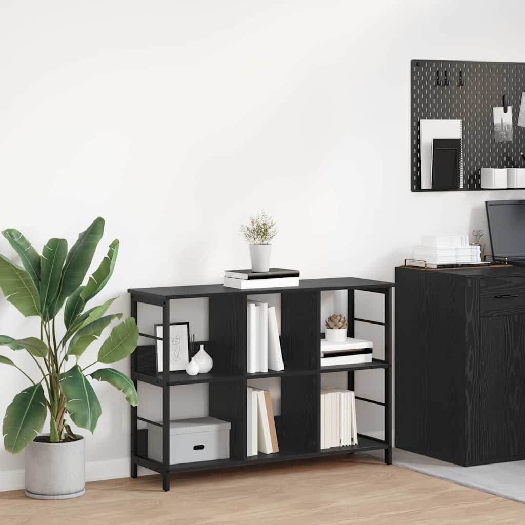 Bücherregal 6 Ebenen 102 x 32 x 72,5 cm Holzwerkstoff