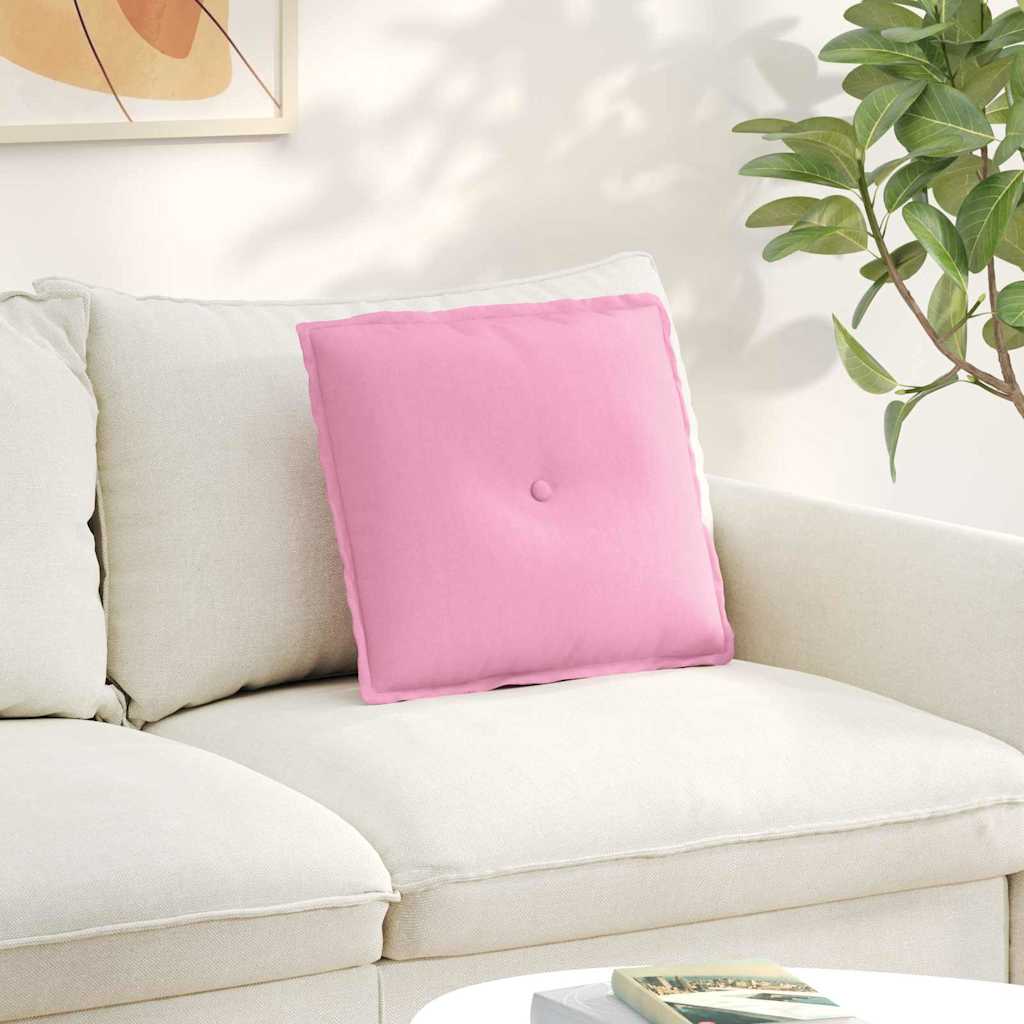 Rücken Kissen Rosa 50 x 19 x 45 cm Stoff