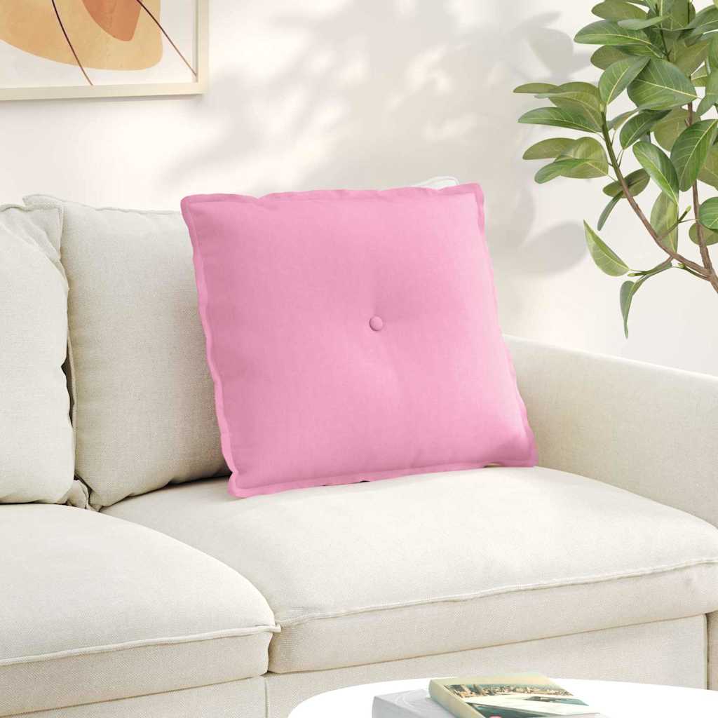 Rücken Kissen Rosa 60 x 19 x 50 cm Stoff