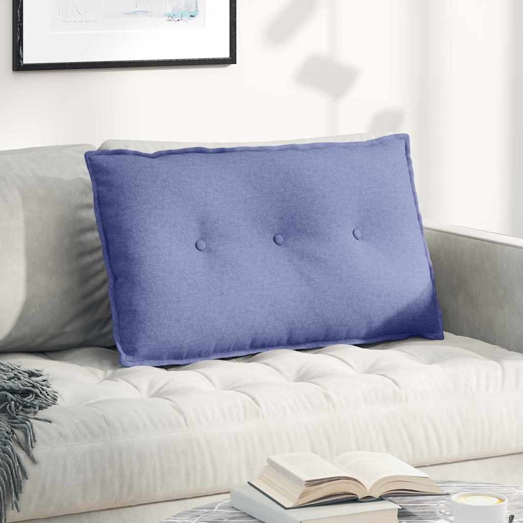 Rücken Kissen Jeans blau 80 x 19 x 50 cm Stoff
