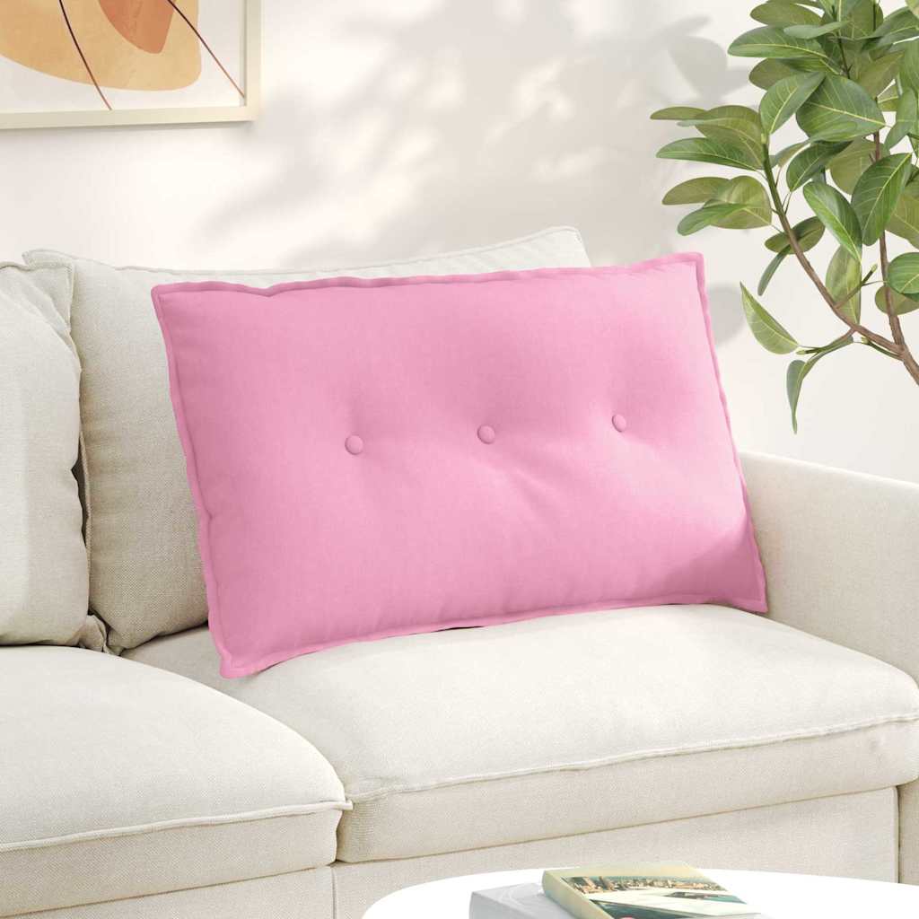 Rücken Kissen Rosa 80 x 19 x 50 cm Stoff