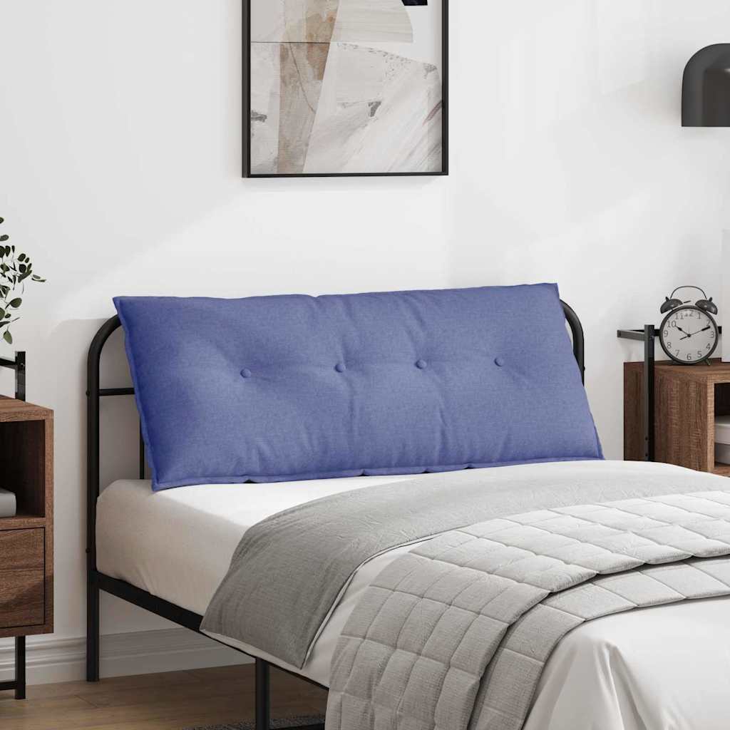 Rücken Kissen Jeans blau 120 x 19 x 50 cm Stoff