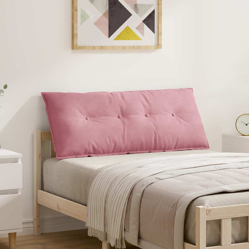 Rücken Kissen Rosa 120 x 50 cm Cordstoff