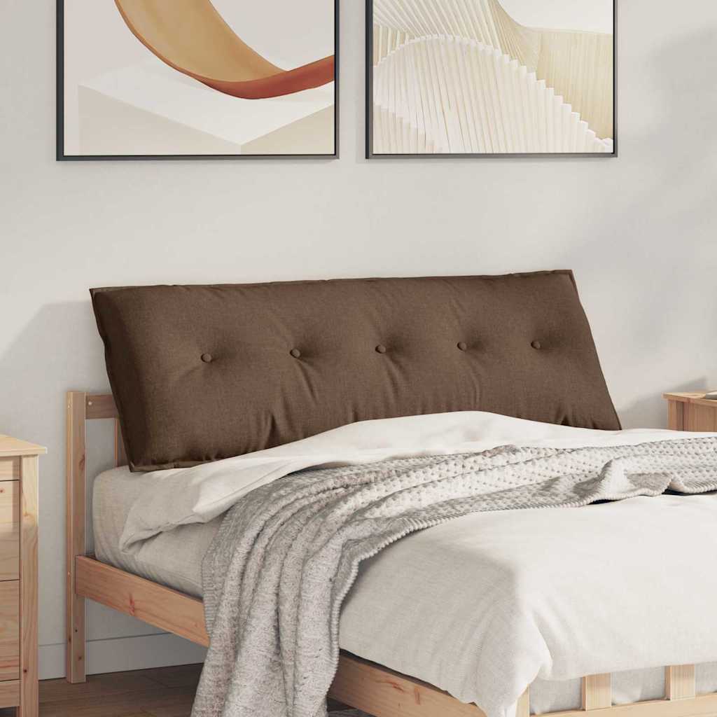 Rücken Kissen Braun 140 x 19 x 50 cm Stoff