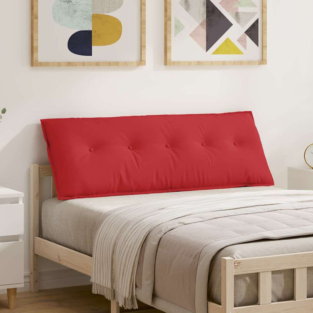 Rücken Kissen Rot 140 x 19 x 50 cm Stoff