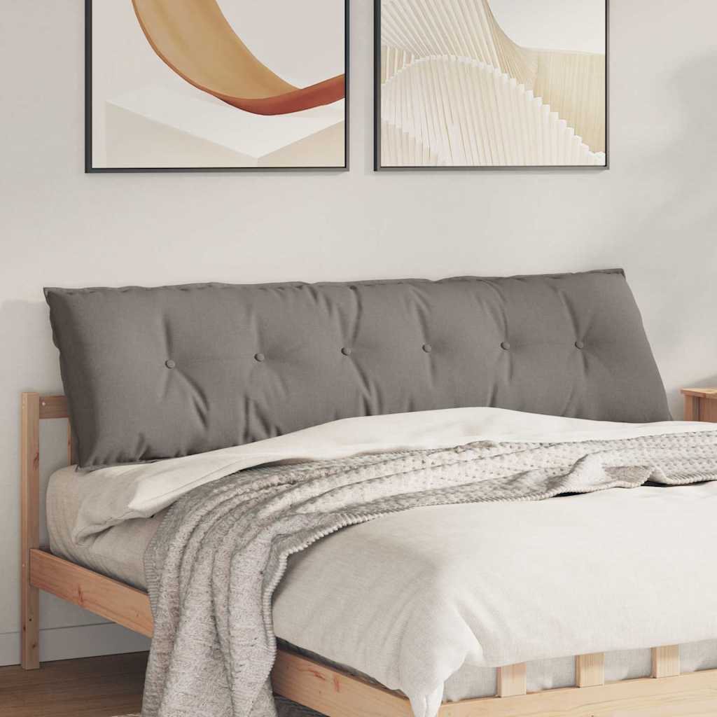 Rücken Kissen Taupe 180 x 19 x 50 cm Stoff