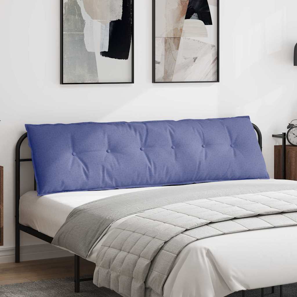 Rücken Kissen Jeans blau 180 x 19 x 50 cm Stoff
