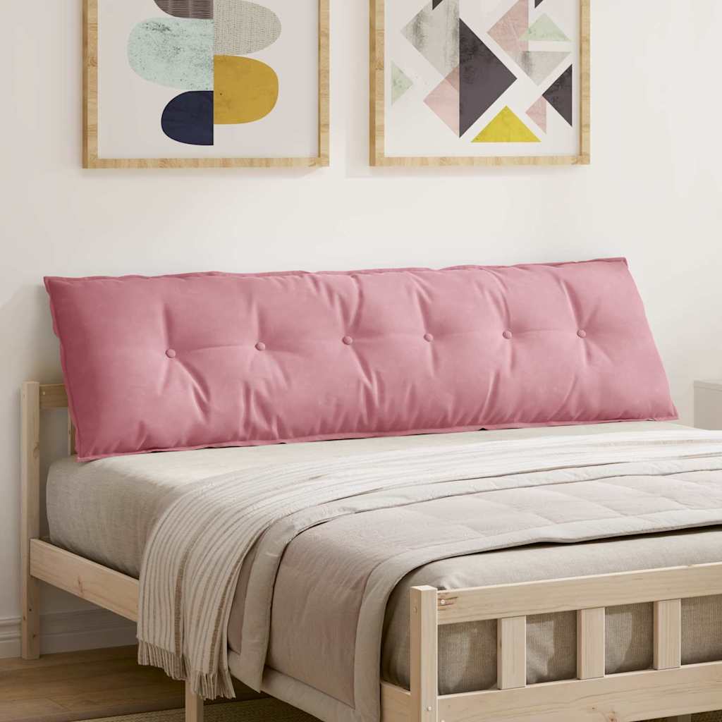 Rücken Kissen Rosa 180 x 50 cm Cordstoff