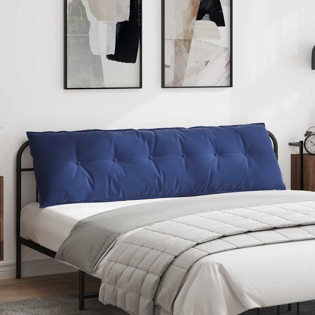 Rücken Kissen Polizeiblau 180 x 50 cm Cordstoff