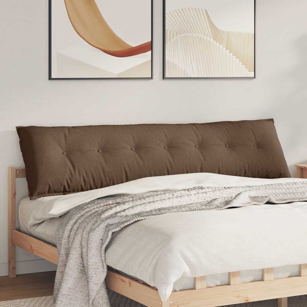 Rücken Kissen Braun 200 x 19 x 50 cm Stoff