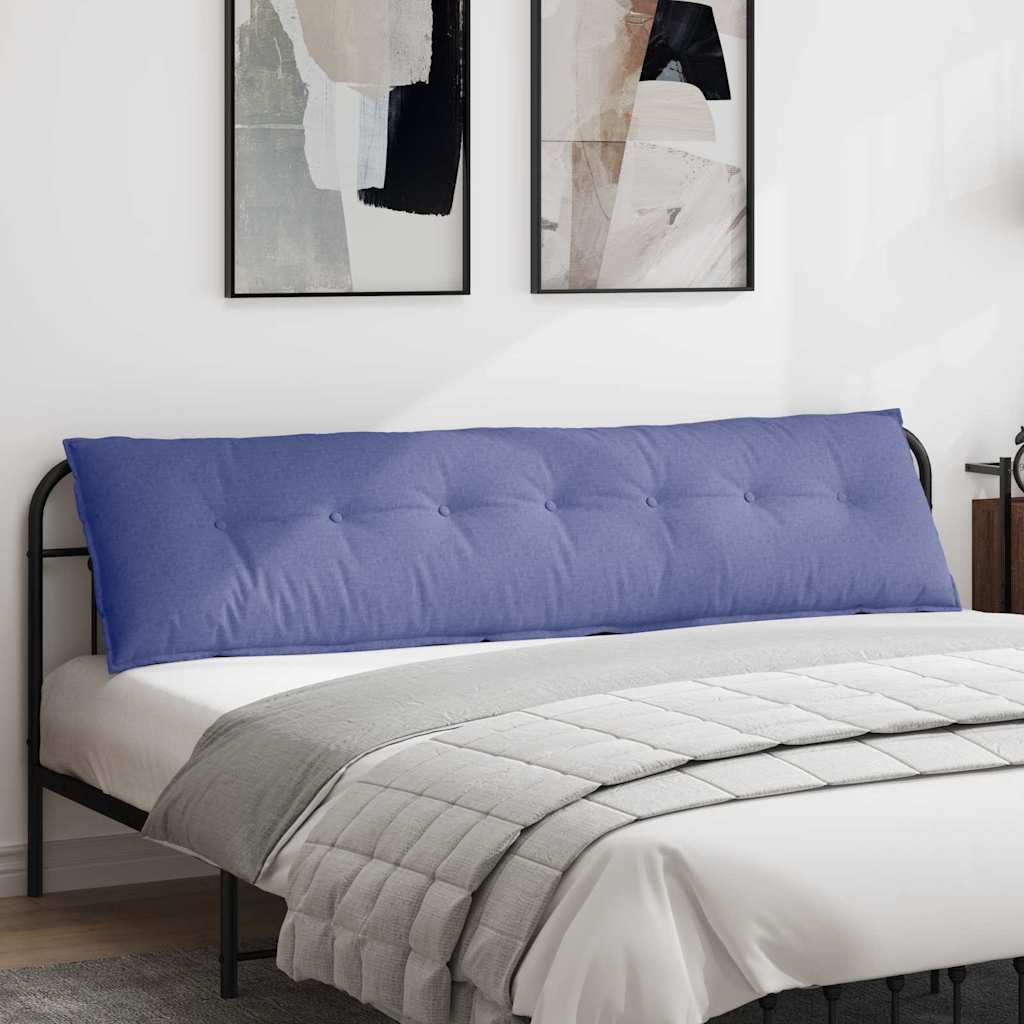 Rücken Kissen Jeans blau 200 x 19 x 50 cm Stoff