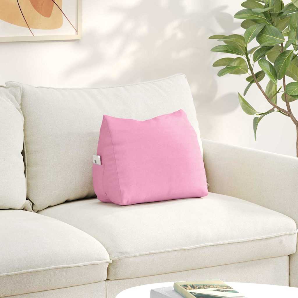 Rücken Kissen Rosa 45 x 20 x 35 cm Stoff