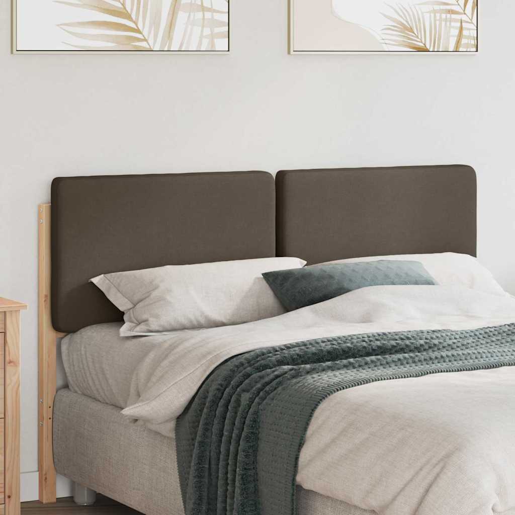 Gepolstertes Kopfteil mit Kopfteil Braun und Taupe 160 cm
