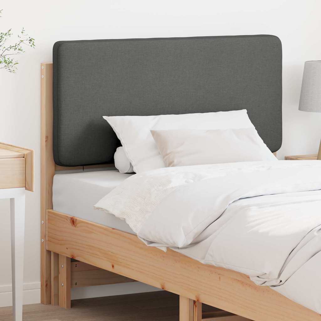 Gepolstertes Kopfteil mit Kopfteil Braun und Hellgrau 80 cm