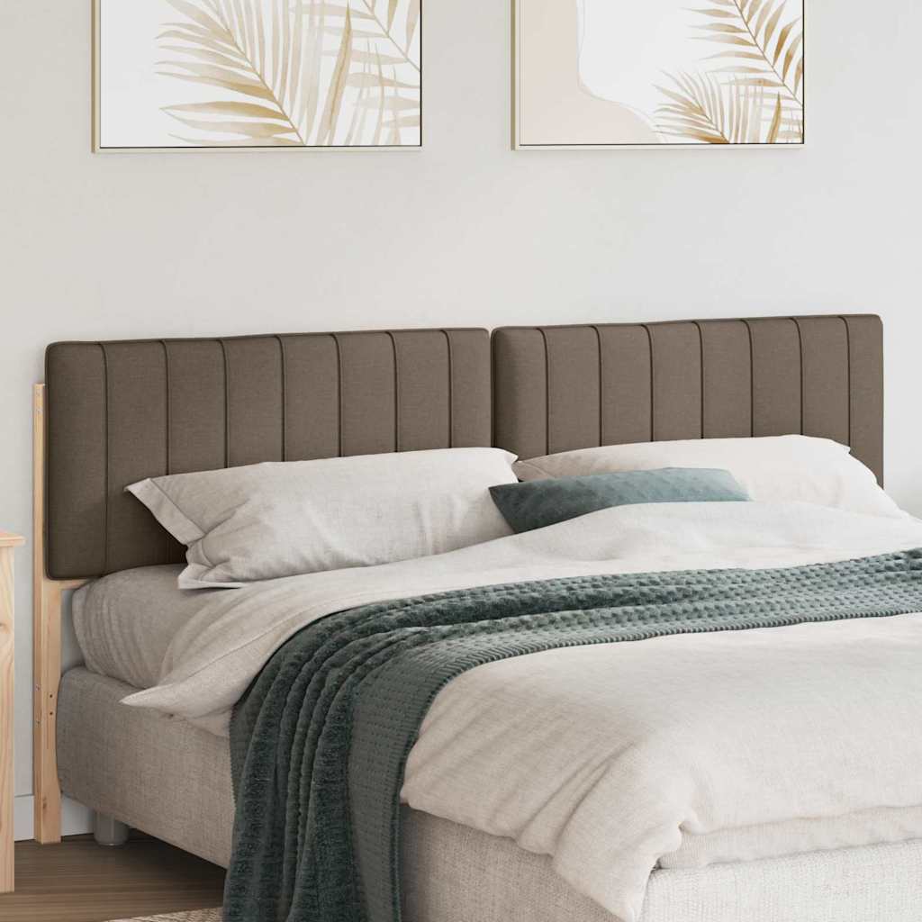 Gepolstertes Kopfteil mit Kopfteil Braun und Taupe 180 cm