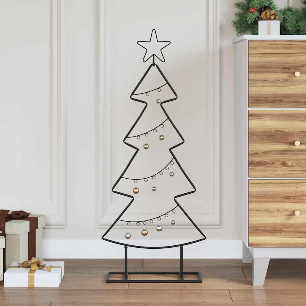 Metall Weihnachtsbaum Schwarz 90,5 cm Stahl