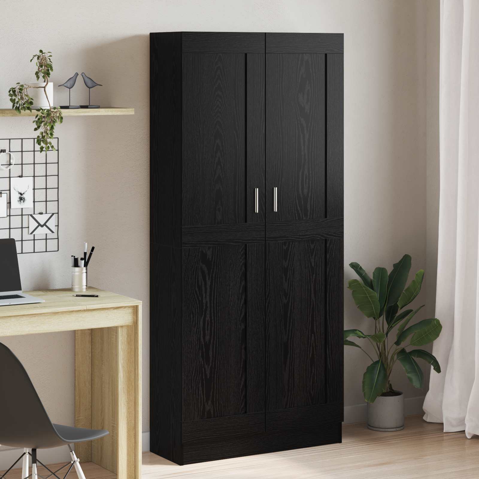 Bücherregal 3 Ebenen 82,5 x 30,5 x 185 cm Holzwerkstoff