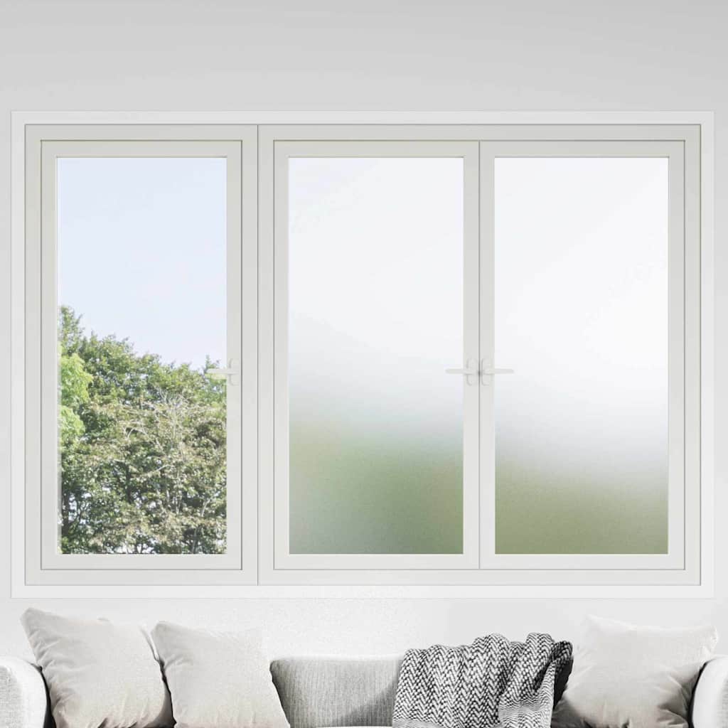 Selbstklebende Fensterfolie Frostiges Weiß 45 x 1000 cm PVC