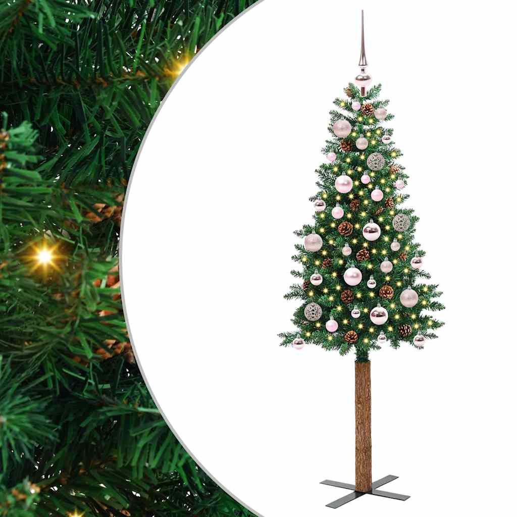 Schlanker Weihnachtsbaum Grün 150 cm