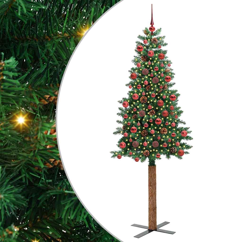 Schlanker Weihnachtsbaum Grün 180 cm