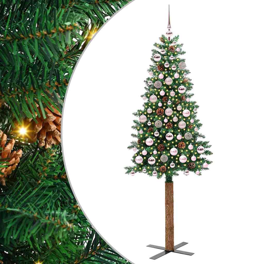 Schlanker Weihnachtsbaum Grün 180 cm