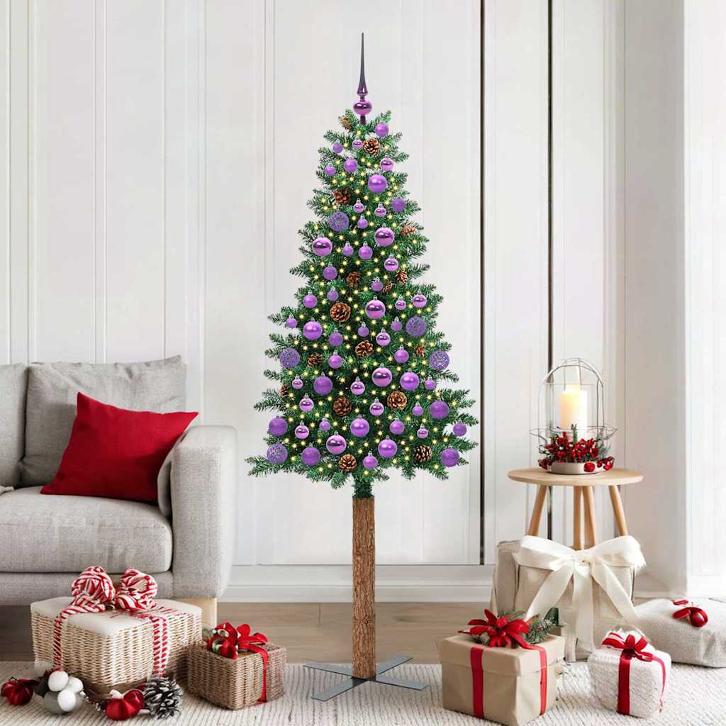 Schlanker Weihnachtsbaum Grün 180 cm
