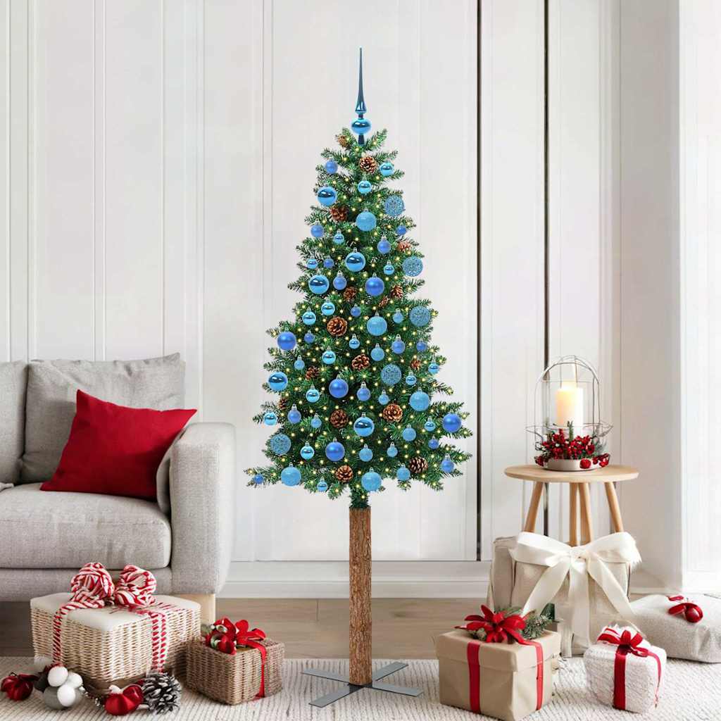 Schlanker Weihnachtsbaum Grün 180 cm