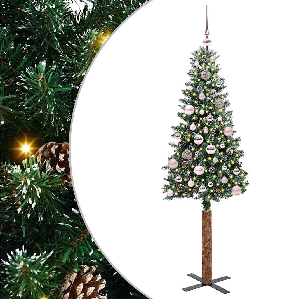 Schlanker Weihnachtsbaum Grün 150 cm