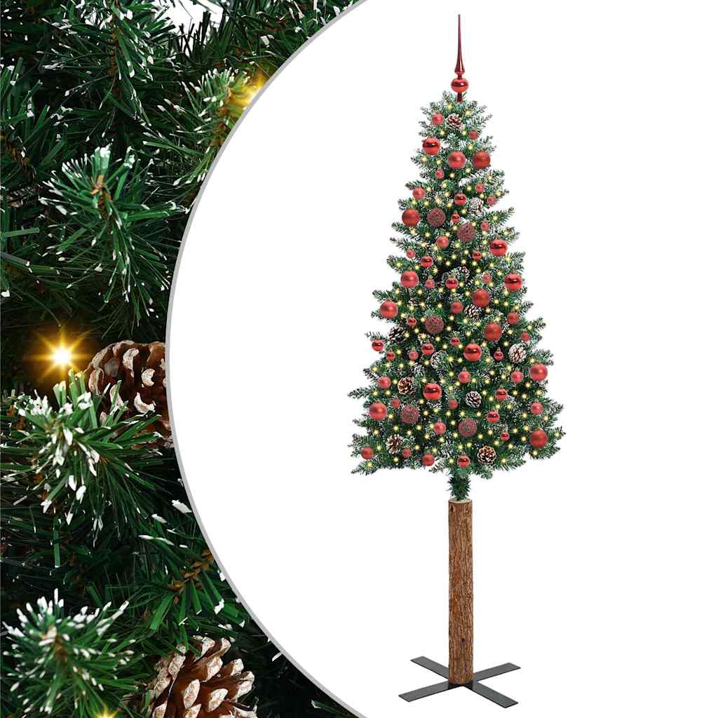 Schlanker Weihnachtsbaum Grün 180 cm