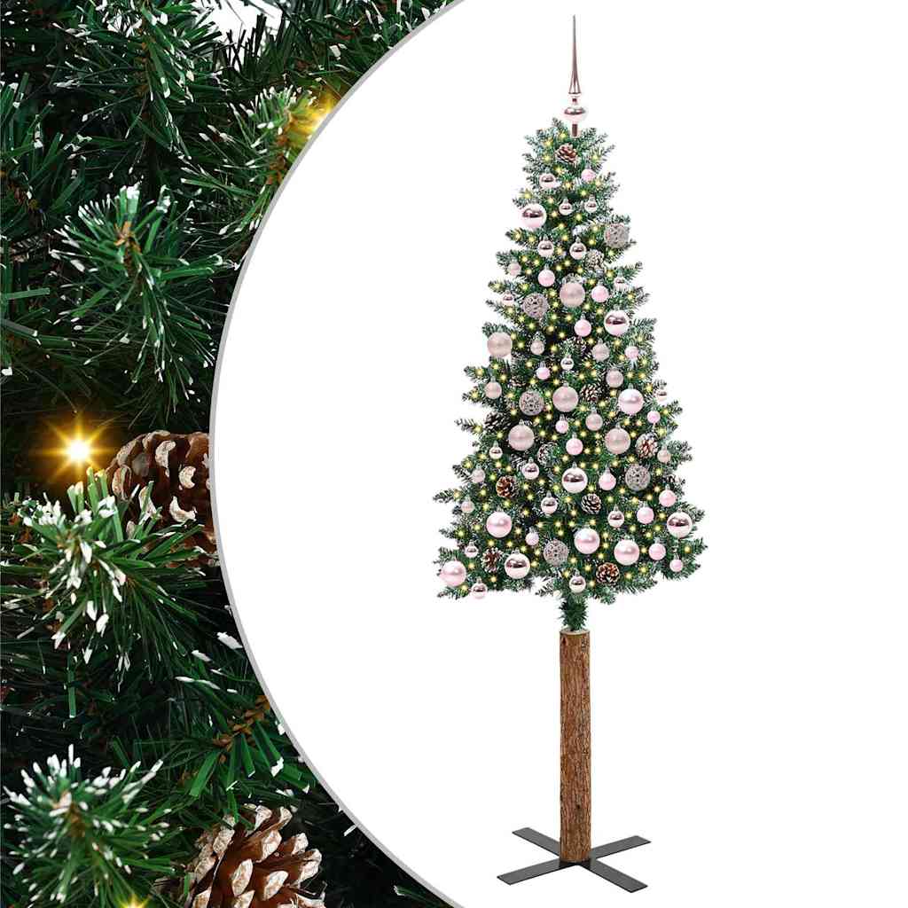 Schlanker Weihnachtsbaum Grün 180 cm