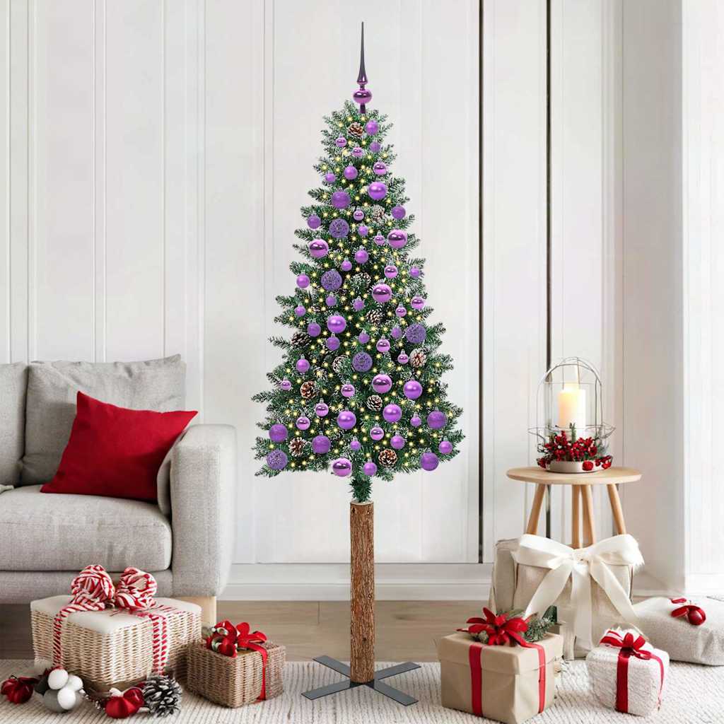 Schlanker Weihnachtsbaum Grün 180 cm