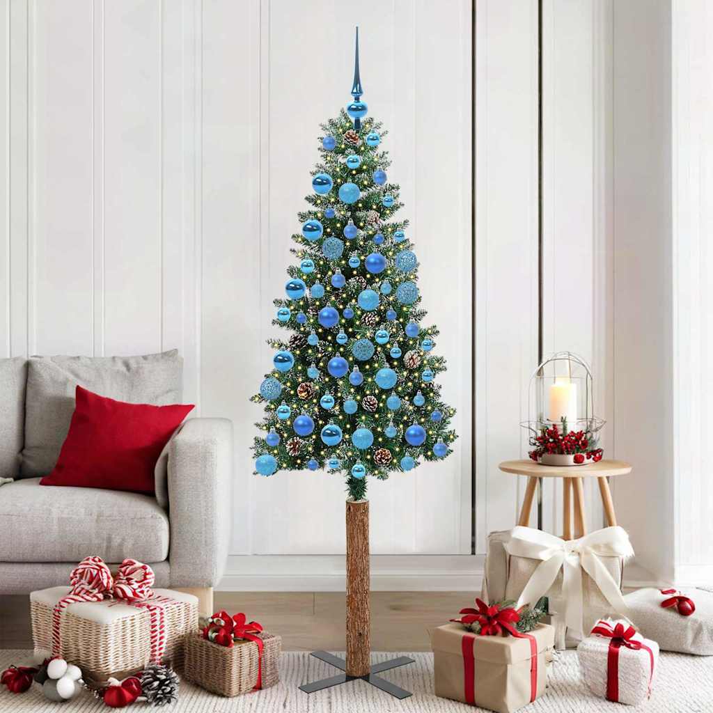 Schlanker Weihnachtsbaum Grün 180 cm