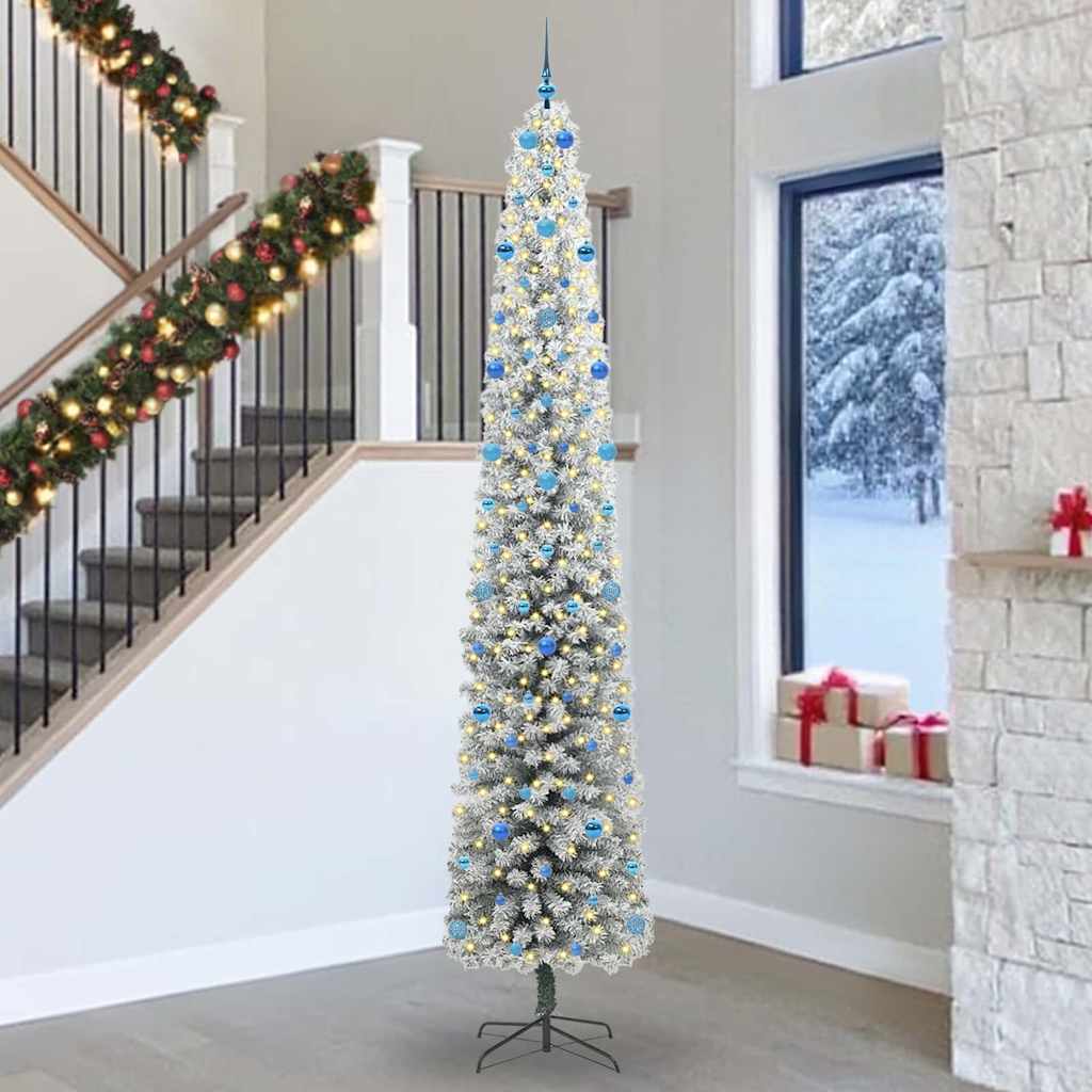 Künstlicher Weihnachtsbaum mit 300 LEDs mit Ständer Grün 300 cm