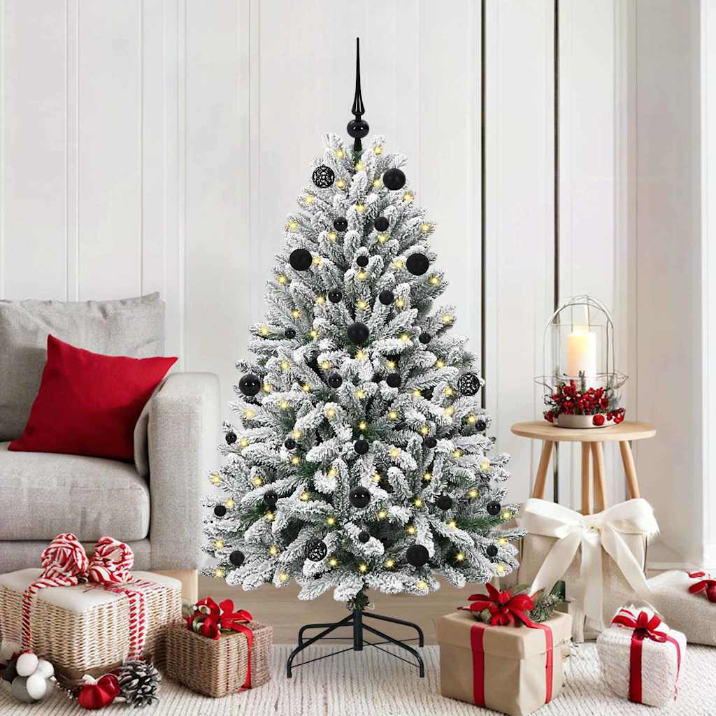 Künstlicher Weihnachtsbaum 150 cm 150 LEDs Warmes Weiß