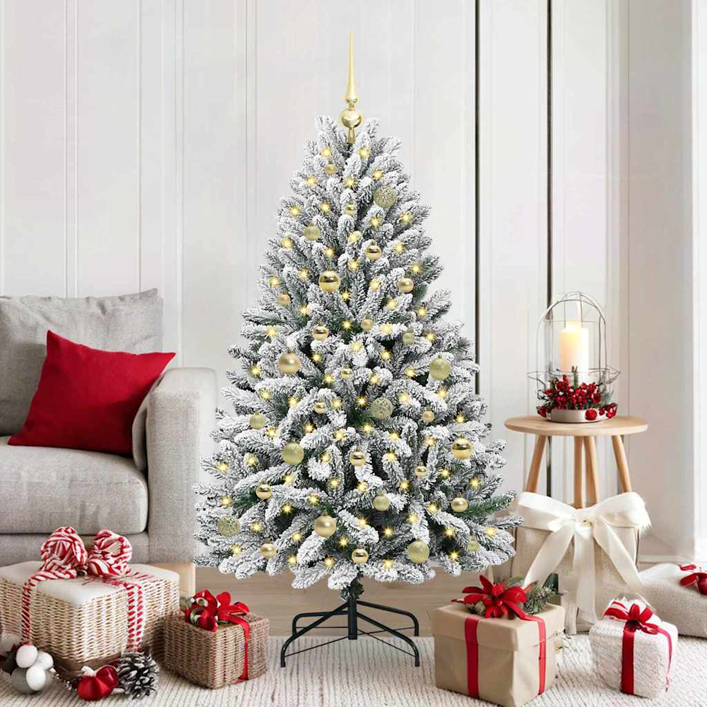 Künstlicher Weihnachtsbaum 150 cm 150 LEDs Warmes Weiß