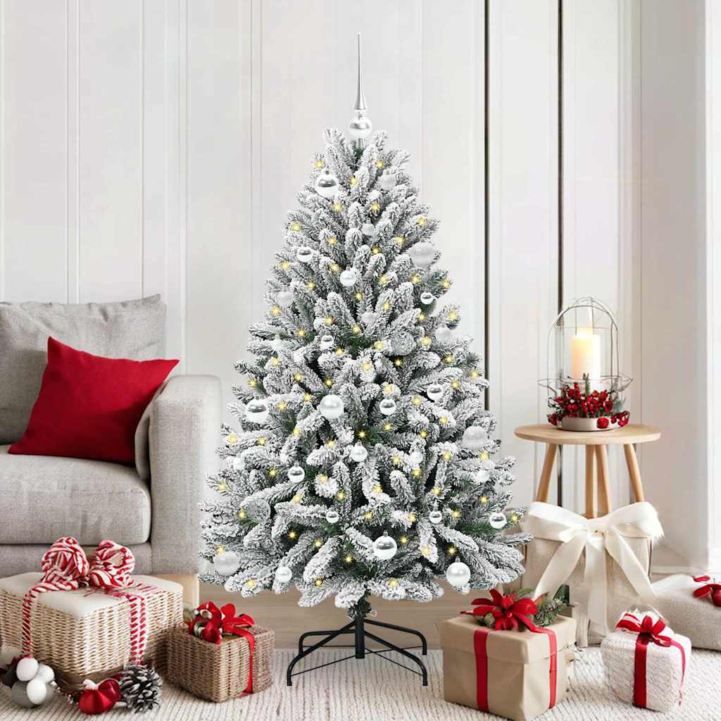 Künstlicher Weihnachtsbaum 150 cm 150 LEDs Warmes Weiß