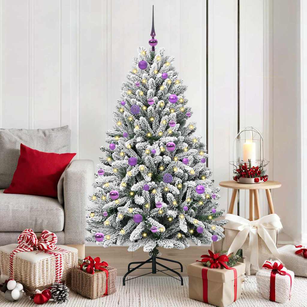 Künstlicher Weihnachtsbaum 150 cm 150 LEDs Warmes Weiß