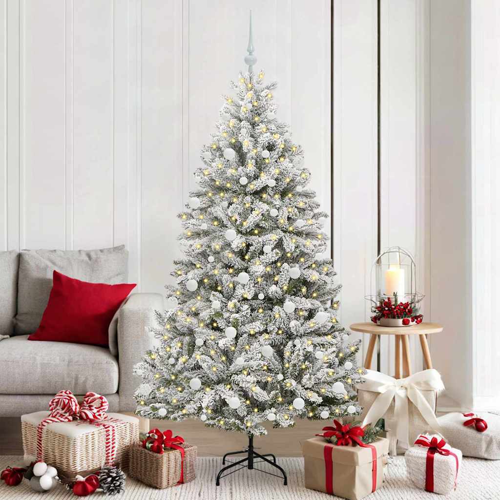 Künstlicher Weihnachtsbaum 180 cm 300 LEDs Warmes Weiß