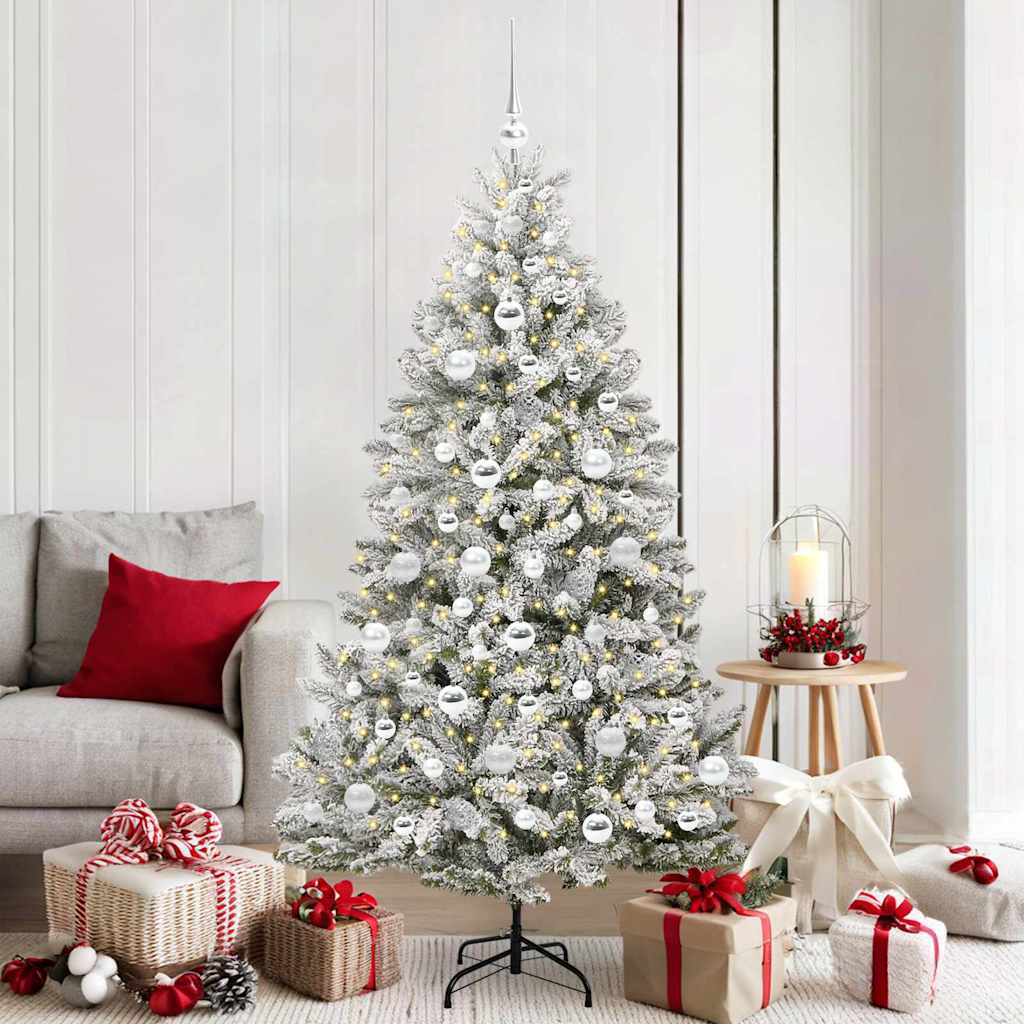 Künstlicher Weihnachtsbaum 180 cm 300 LEDs Warmes Weiß