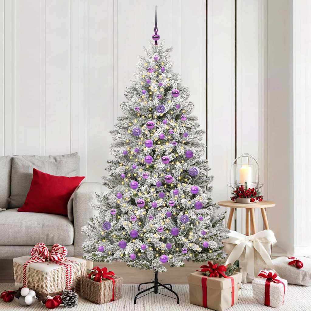 Künstlicher Weihnachtsbaum 180 cm 300 LEDs Warmes Weiß