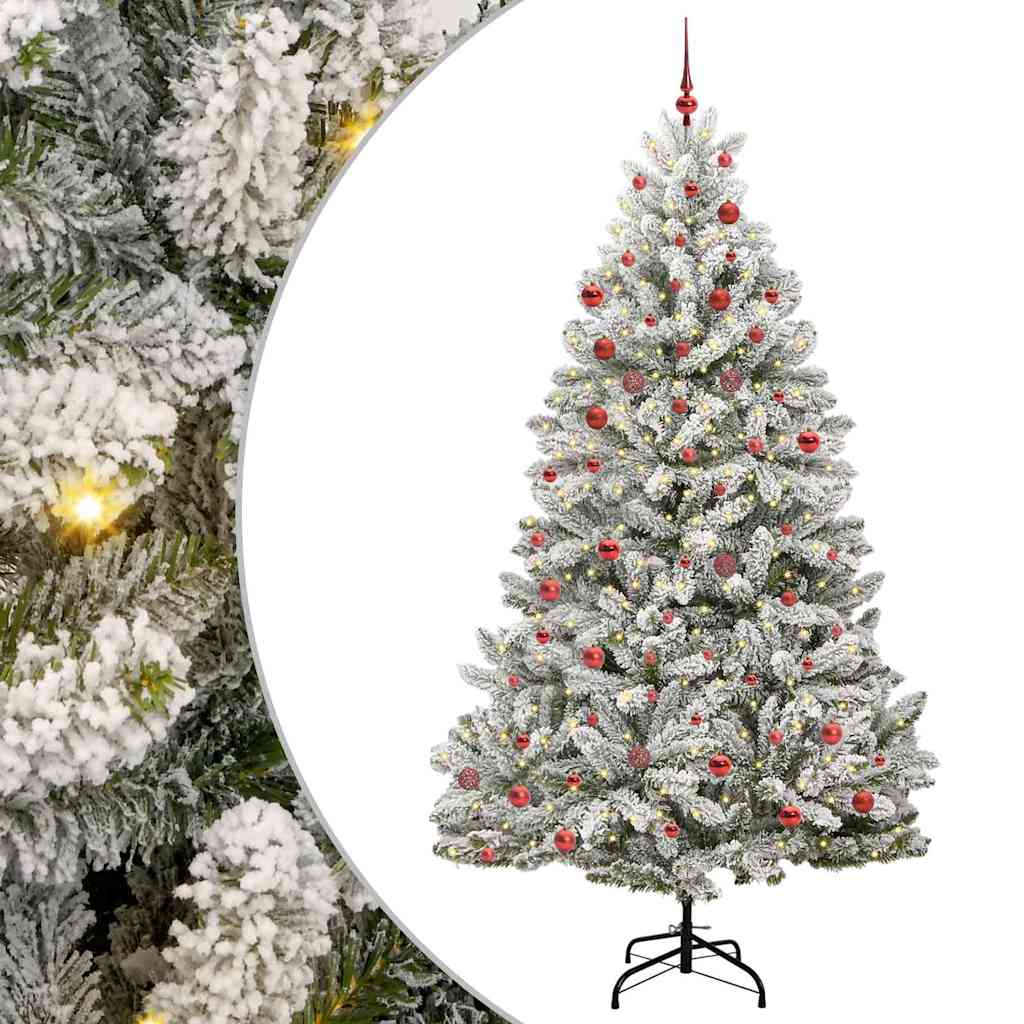 Künstlicher Weihnachtsbaum 210 cm 300 LEDs Warmes Weiß