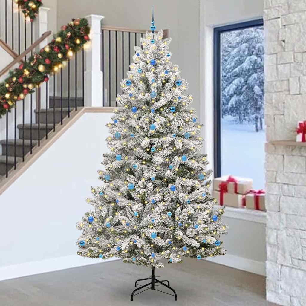 Künstlicher Weihnachtsbaum 270 cm 300 LEDs Warmes Weiß