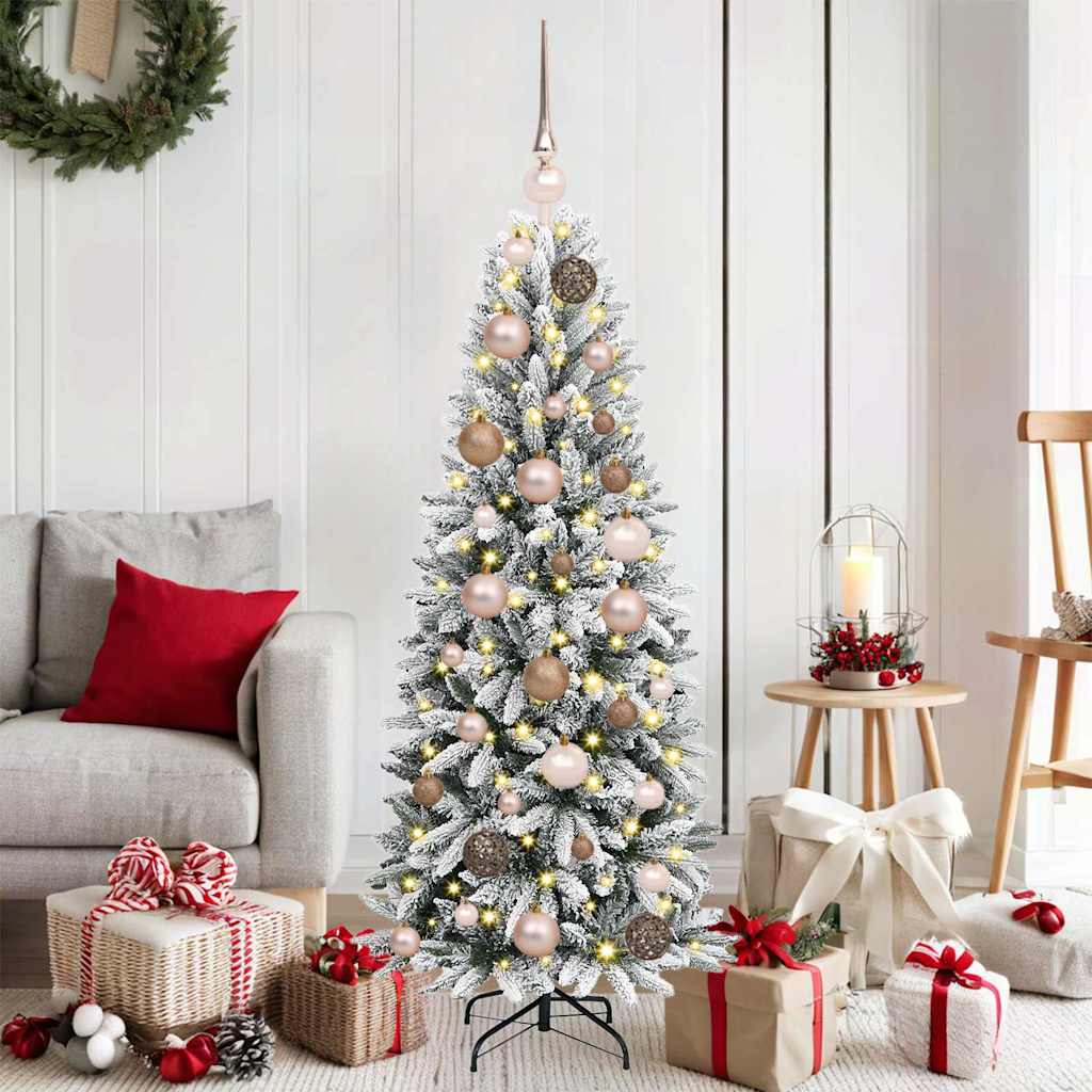 Künstlicher Weihnachtsbaum Weiß 120 cm