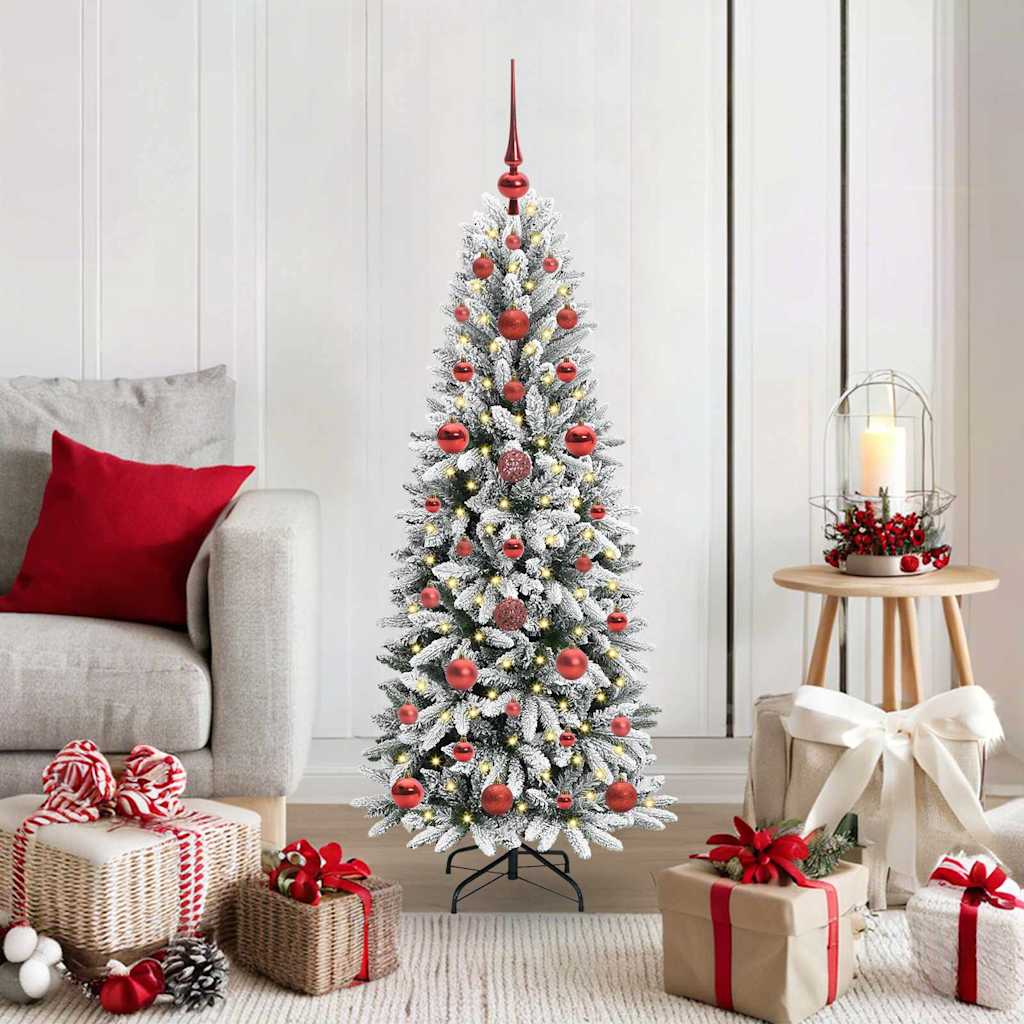 Künstlicher Weihnachtsbaum Weiß 120 cm