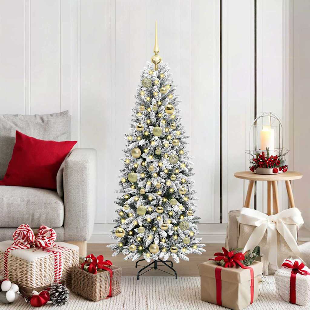 Künstlicher Weihnachtsbaum Weiß 120 cm