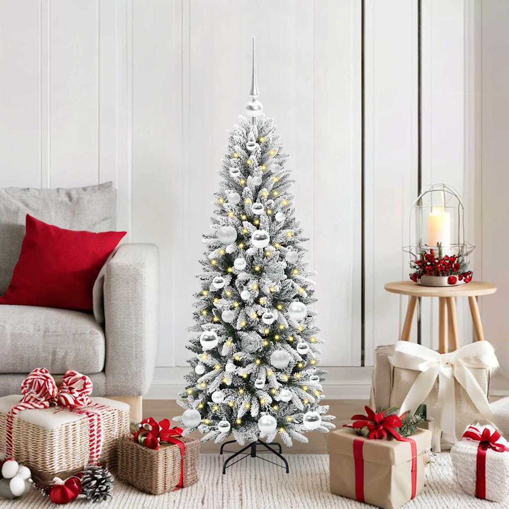 Künstlicher Weihnachtsbaum Weiß 120 cm