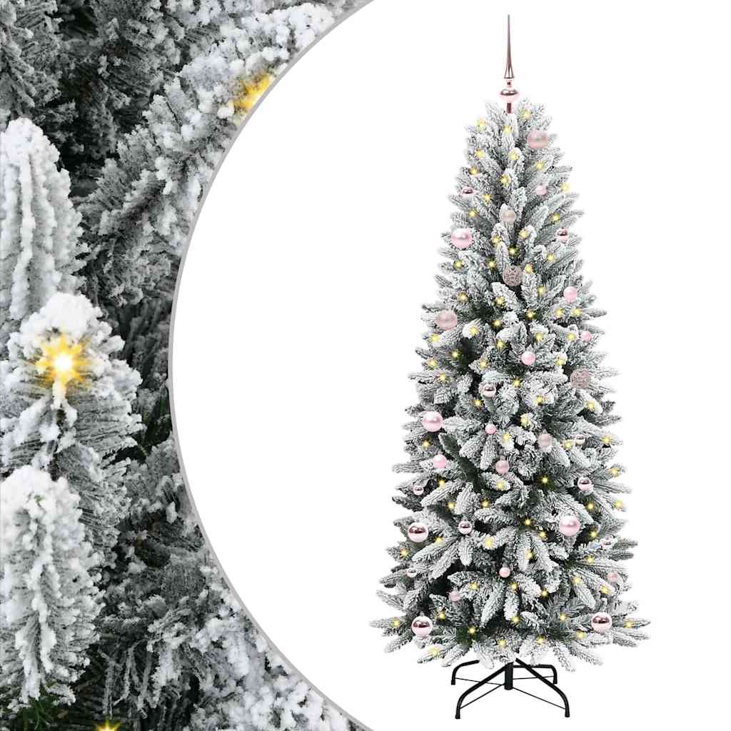 Künstlicher Weihnachtsbaum Weiß 150 cm