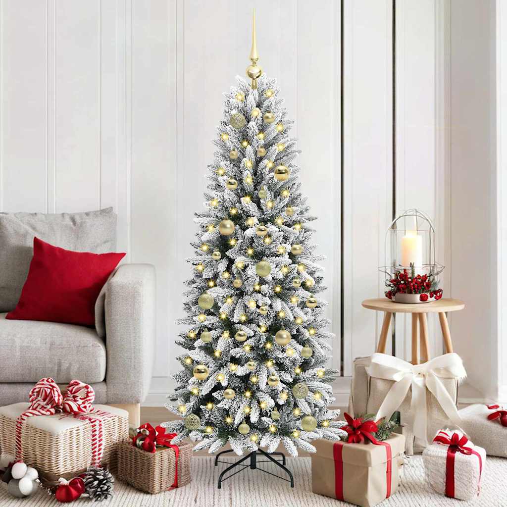 Künstlicher Weihnachtsbaum Weiß 150 cm