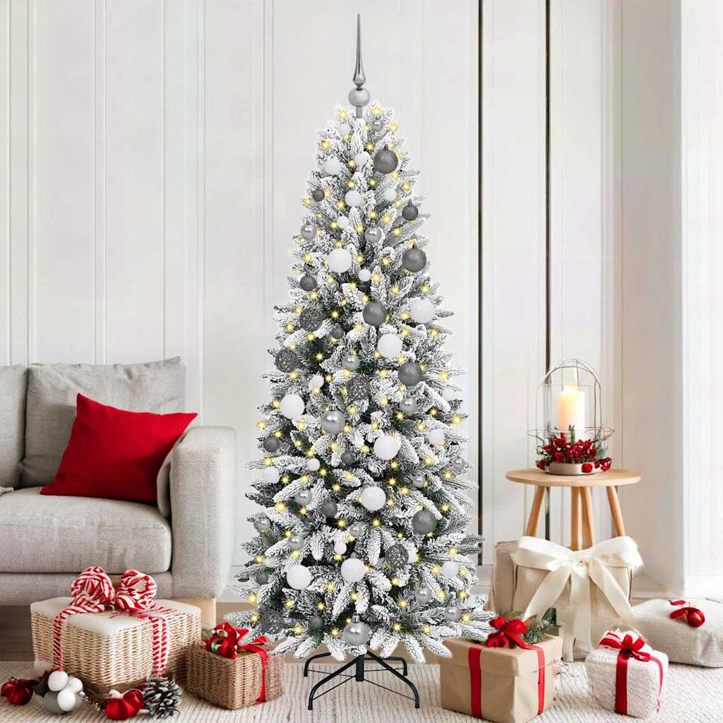 Künstlicher Weihnachtsbaum Weiß 180 cm